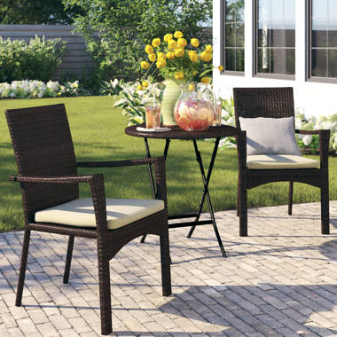 Alcott Hill Chestnut Street 2 Person Round Outdoor Dining Set